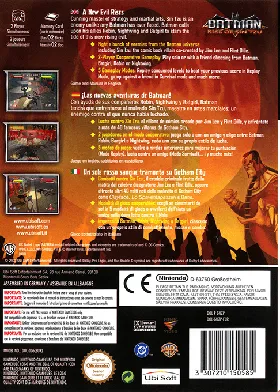 Batman - Rise of Sin Tzu box cover back